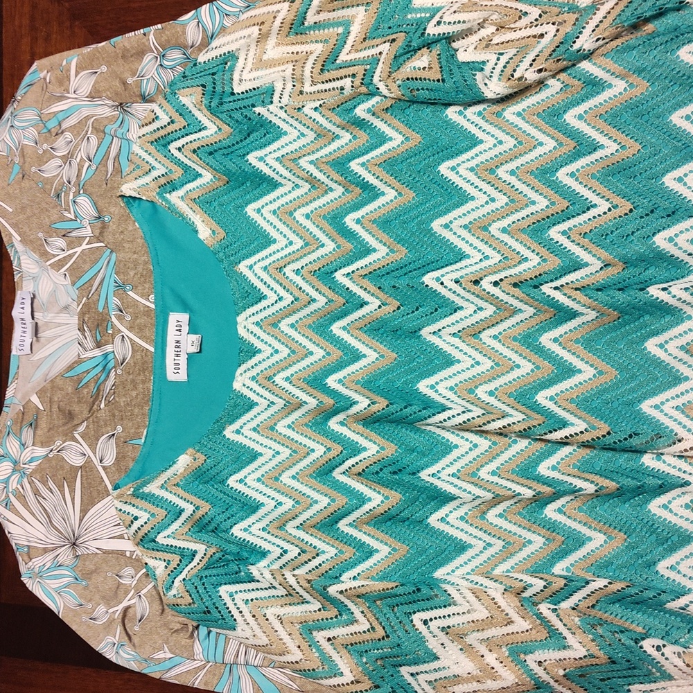EUC Bundle of 2 Southern Lady Women's Shirts, Size XL & 1X